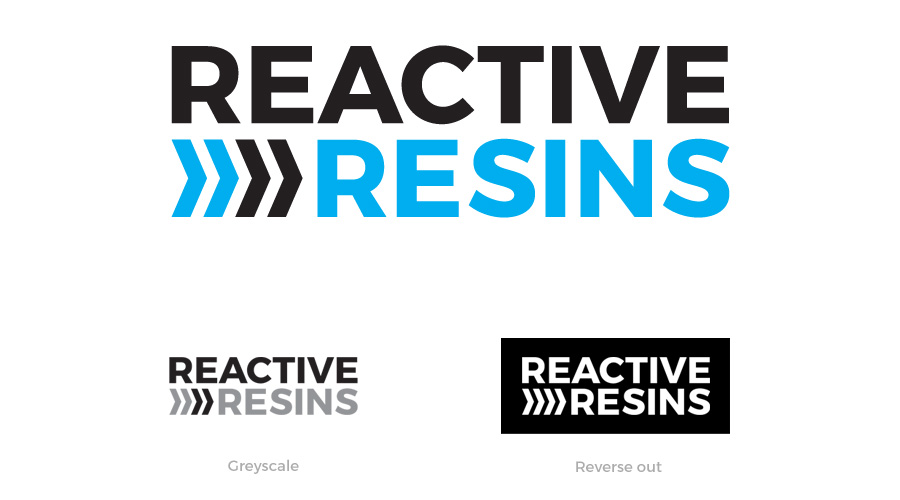 Reactive Resins / Logo identity