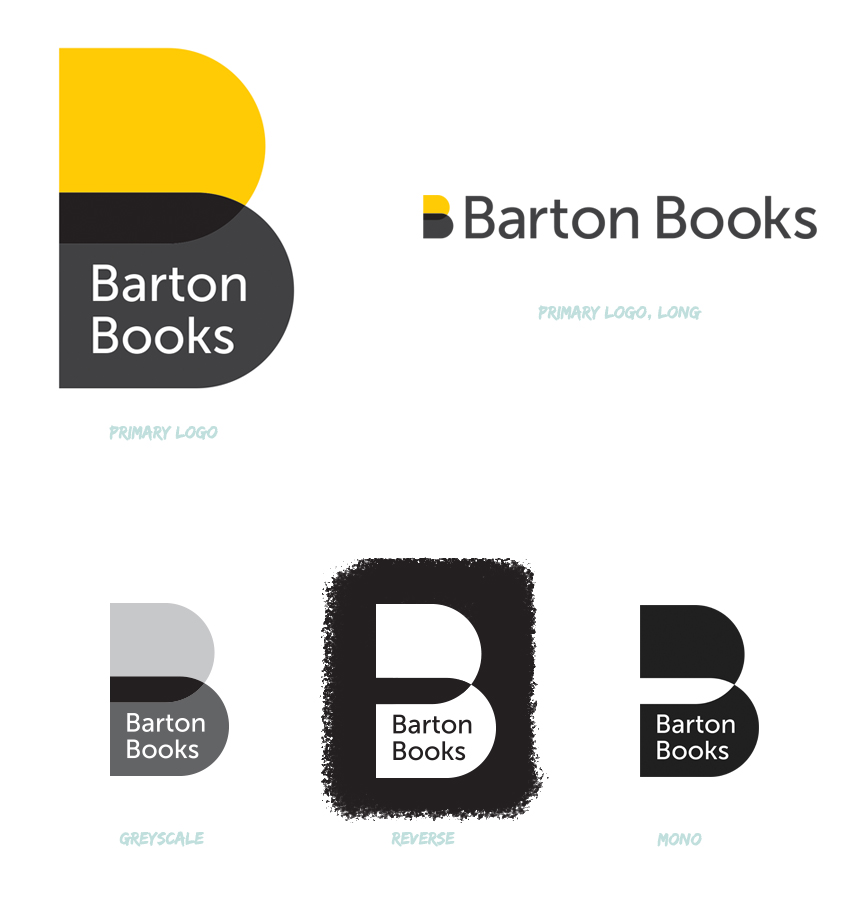Barton Books / Brand logo design