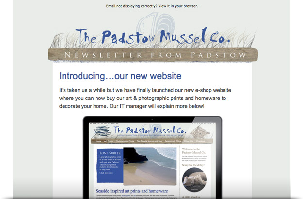 The Padstow Mussel Co. / newsletter