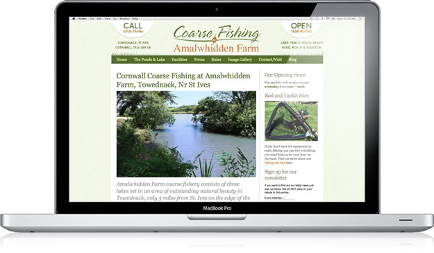 Amalwhidden Farm / Website Design